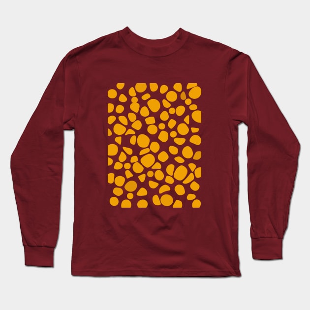 mustard pebbles Long Sleeve T-Shirt by Pacesyte